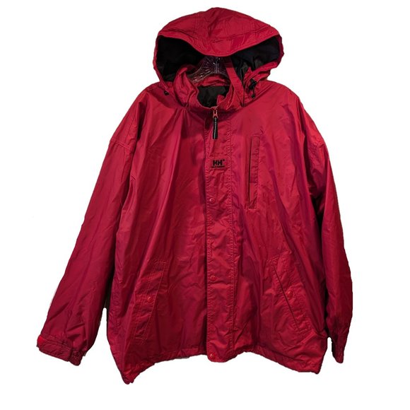 Helly Hansen Red Helly Tech Packable Waterproof Jacket Men's Size L - Picture 1 of 16
